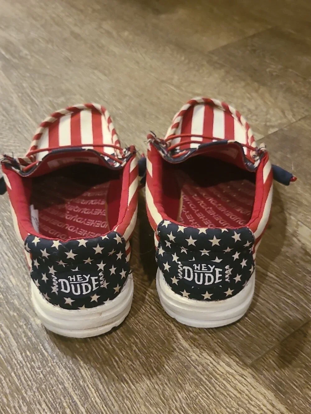 Hey Dude Men Americana Slip-On Loafers - Red, White, Blue